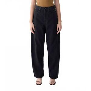 NEW OUTLAND DENIM utah mid slouchy jeans in black